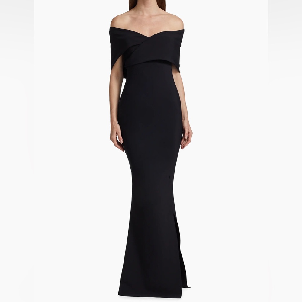 Chiara Boni La Petite Robe Stretch Jersey Fishtail Gown